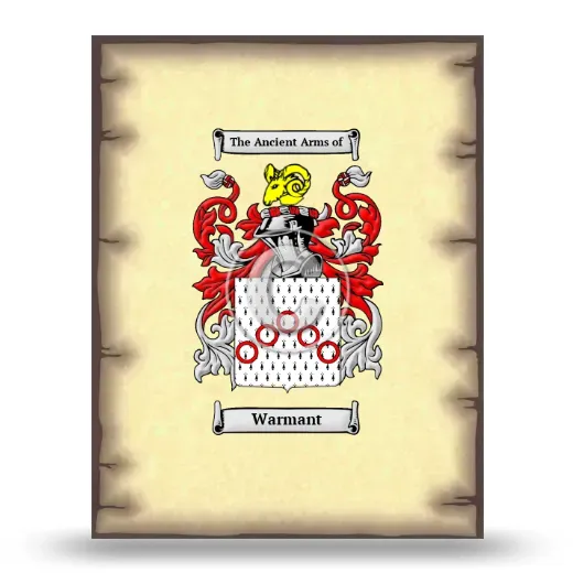 Warmant Coat of Arms Print