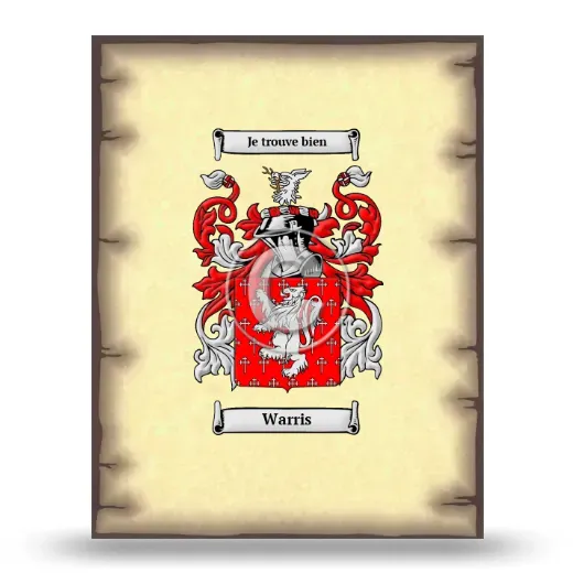 Warris Coat of Arms Print