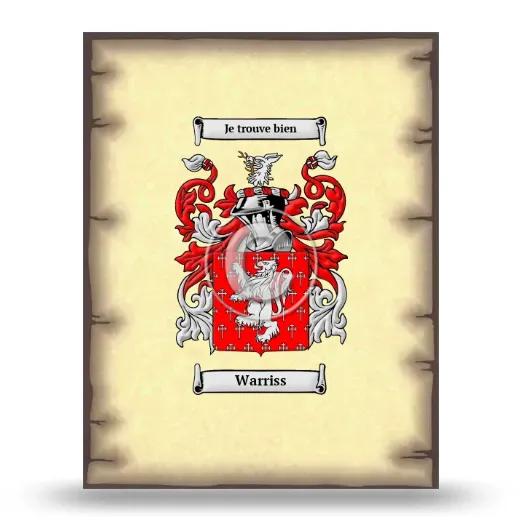 Warriss Coat of Arms Print