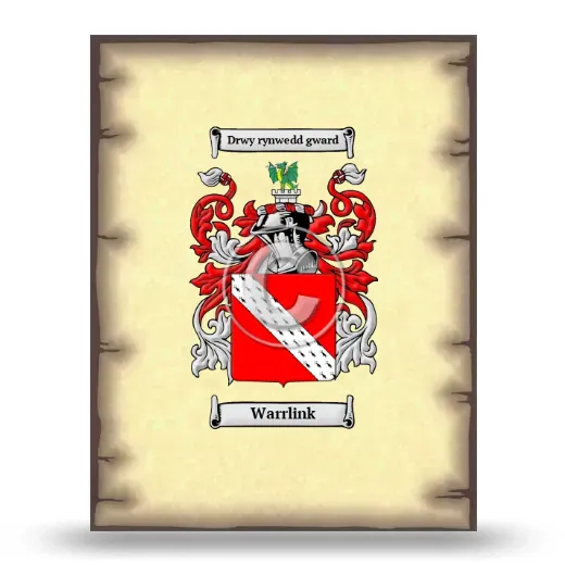 Warrlink Coat of Arms Print