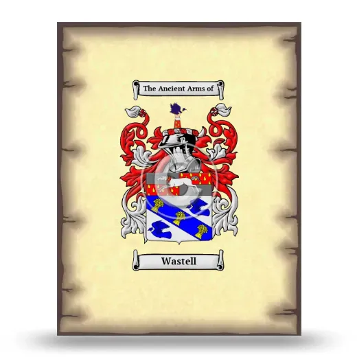 Wastell Coat of Arms Print