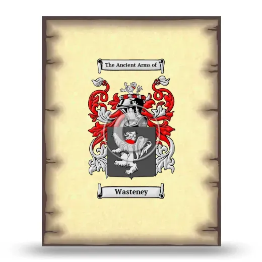Wasteney Coat of Arms Print