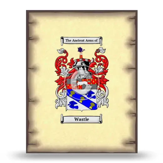 Wastle Coat of Arms Print