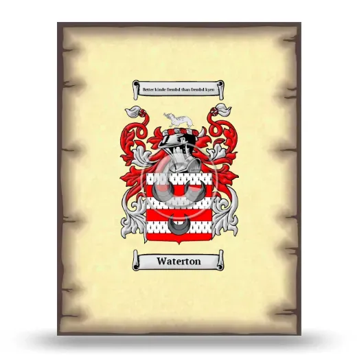 Waterton Coat of Arms Print