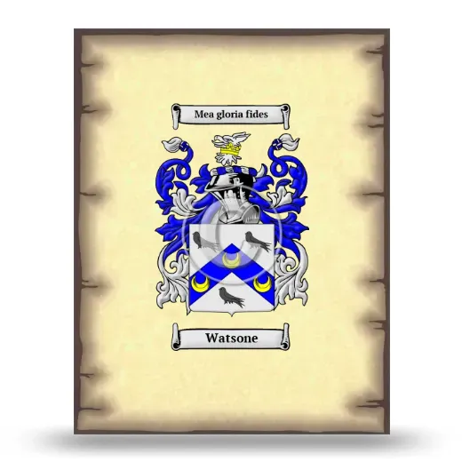 Watsone Coat of Arms Print