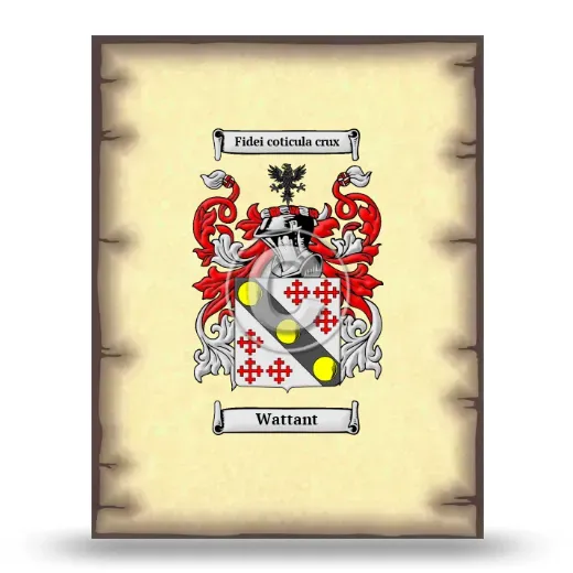 Wattant Coat of Arms Print