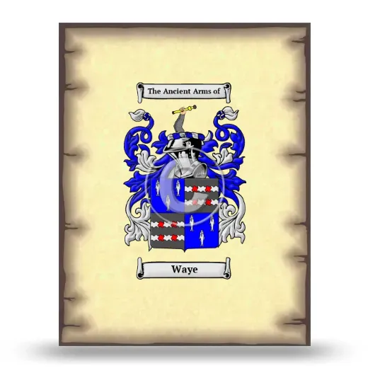 Waye Coat of Arms Print