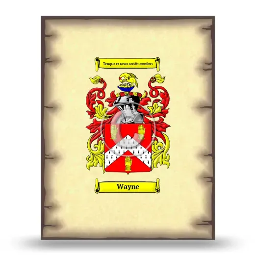 Wayne Coat of Arms Print