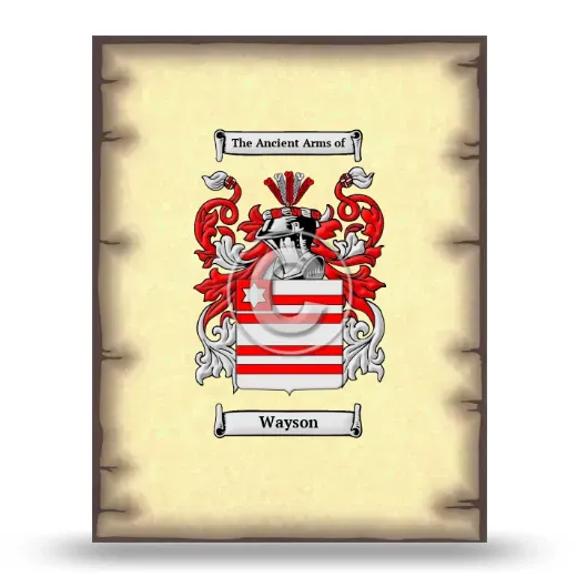 Wayson Coat of Arms Print