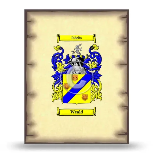 Weald Coat of Arms Print