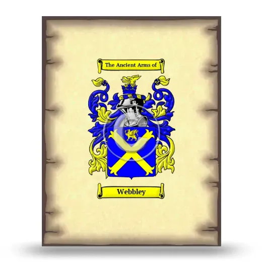 Webbley Coat of Arms Print