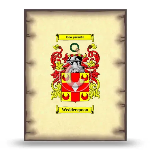 Wedderspoon Coat of Arms Print