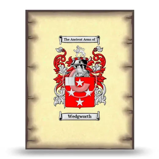 Wedgworth Coat of Arms Print