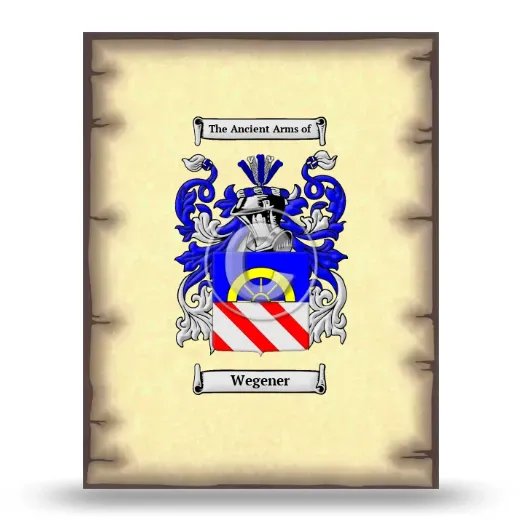 Wegener Coat of Arms Print