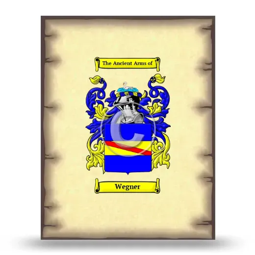Wegner Coat of Arms Print