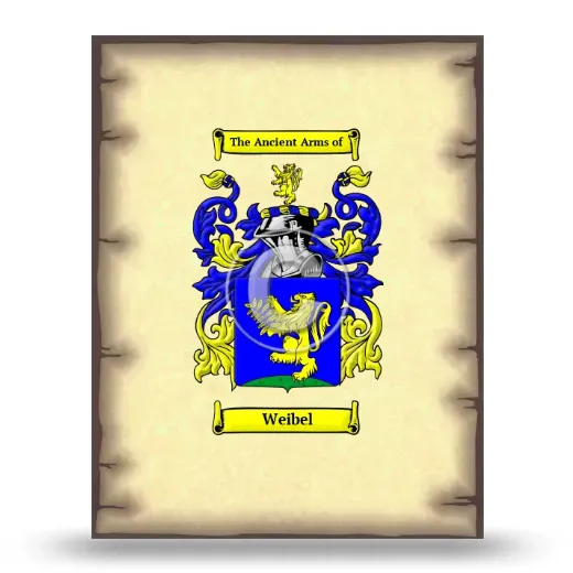 Weibel Coat of Arms Print