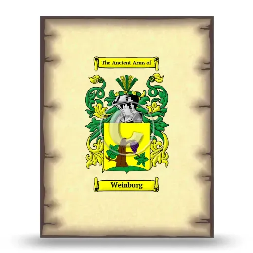 Weinburg Coat of Arms Print