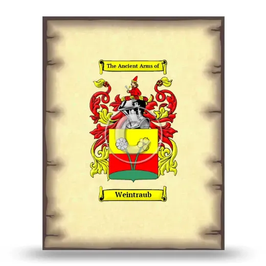 Weintraub Coat of Arms Print