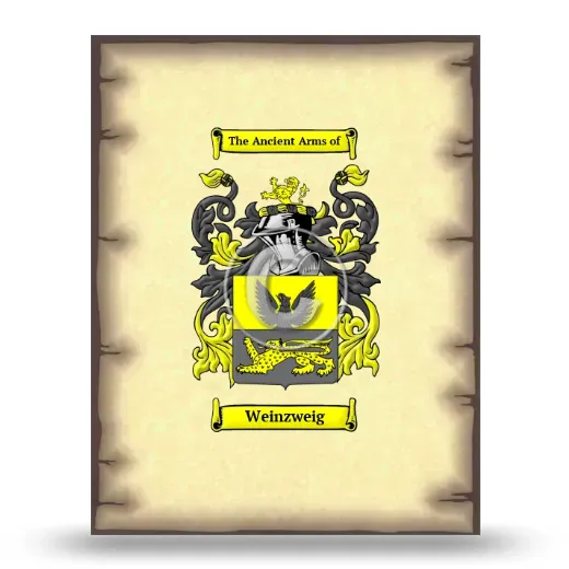 Weinzweig Coat of Arms Print