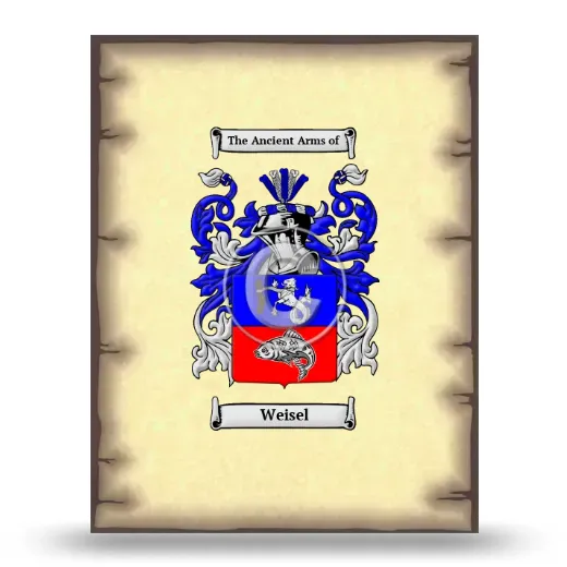 Weisel Coat of Arms Print