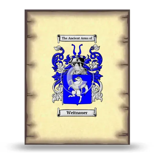 Weitnauer Coat of Arms Print
