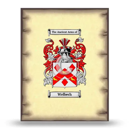 Welbech Coat of Arms Print