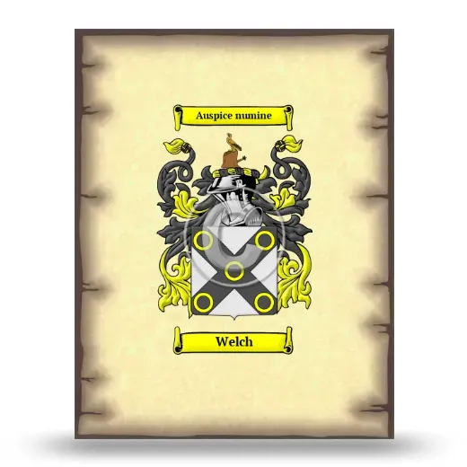 Welch Coat of Arms Print
