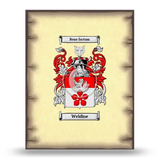 Weldine Coat of Arms Print