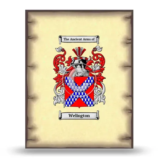 Welington Coat of Arms Print