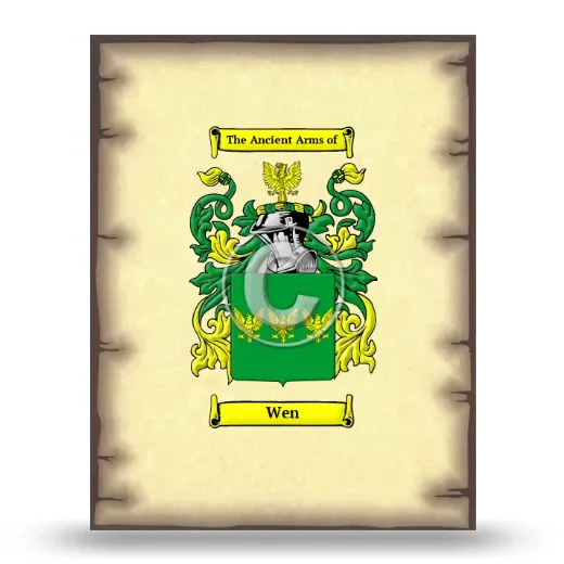 Wen Coat of Arms Print
