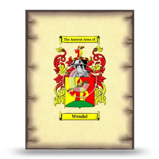 Wendal Coat of Arms Print