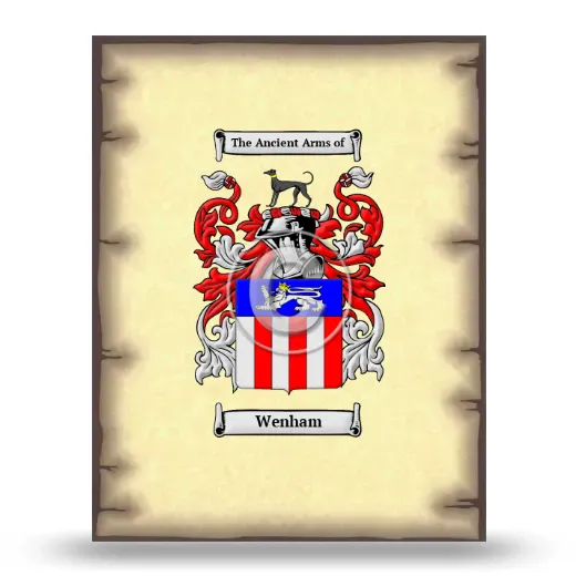 Wenham Coat of Arms Print
