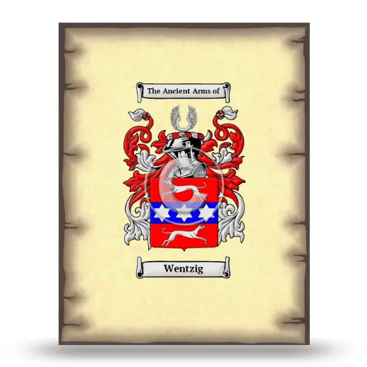 Wentzig Coat of Arms Print