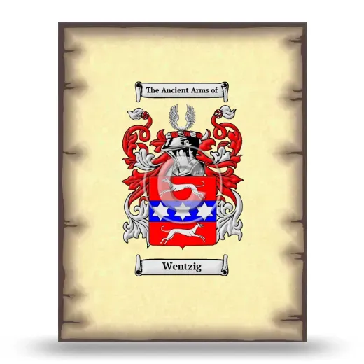 Wentzig Coat of Arms Print