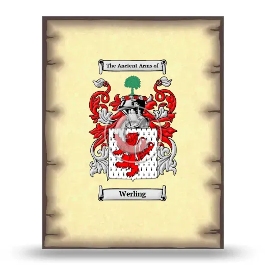 Werling Coat of Arms Print