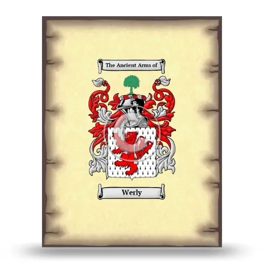 Werly Coat of Arms Print