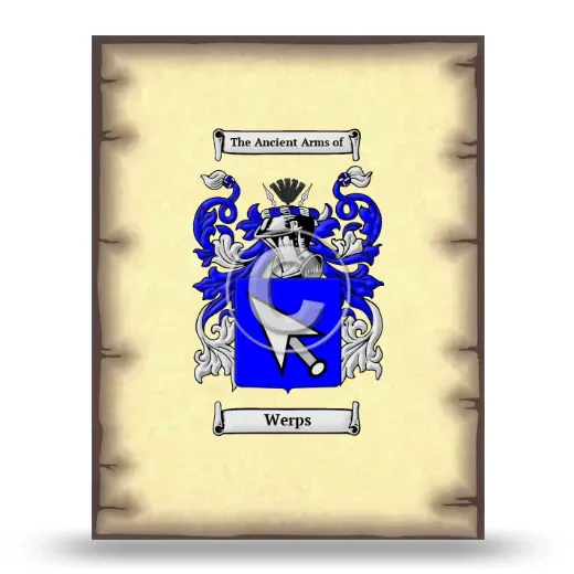Werps Coat of Arms Print