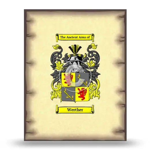 Werther Coat of Arms Print