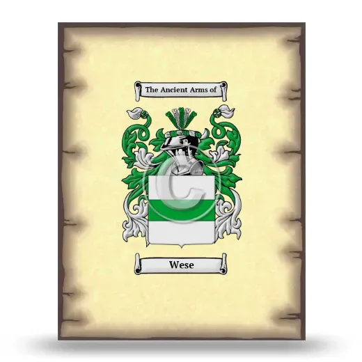Wese Coat of Arms Print