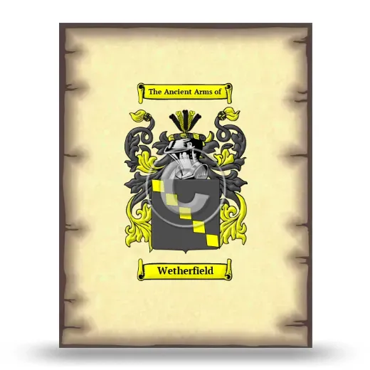 Wetherfield Coat of Arms Print
