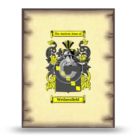 Wethersfield Coat of Arms Print