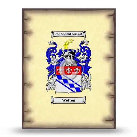 Wetten Coat of Arms Print