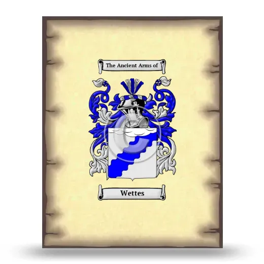 Wettes Coat of Arms Print