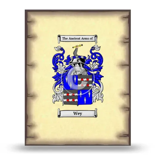 Wey Coat of Arms Print
