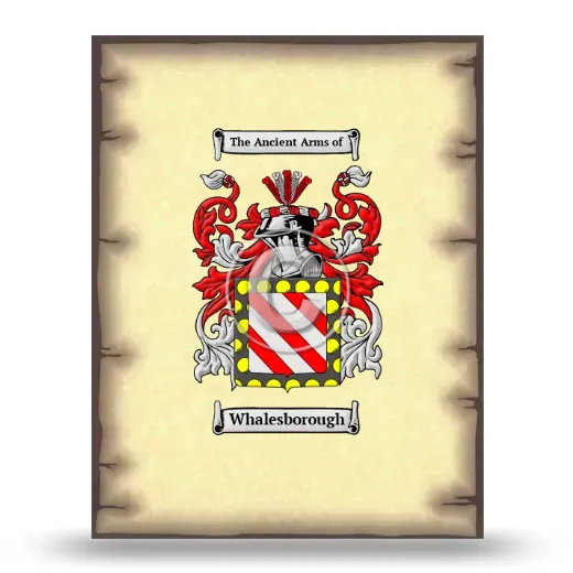 Whalesborough Coat of Arms Print