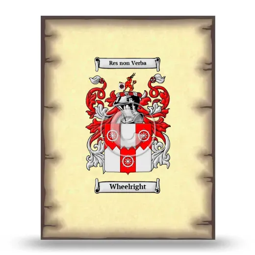 Wheelright Coat of Arms Print