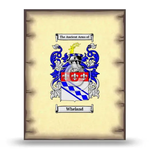 Wheland Coat of Arms Print