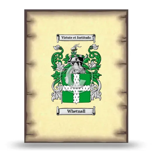 Whetnall Coat of Arms Print