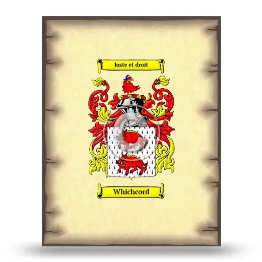 Whichcord Coat of Arms Print