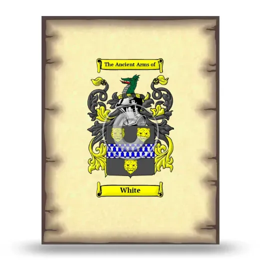 White Coat of Arms Print